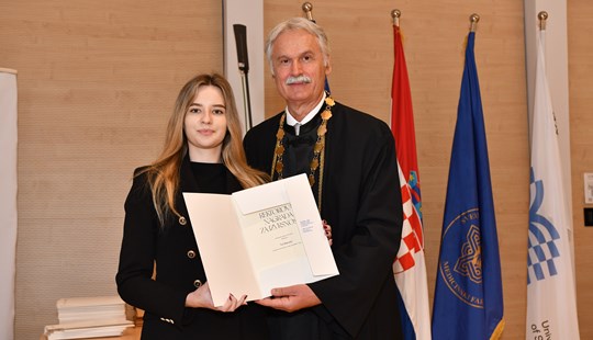 Tea Marušić- dobitnica Rektorove nagrade 2024.